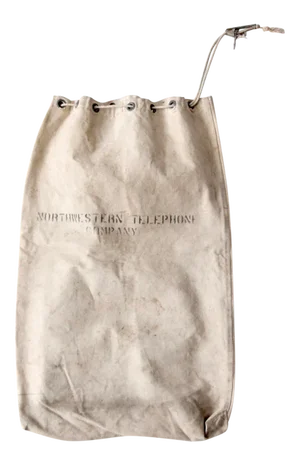 Vintage Northwestern Telephone Company Bag