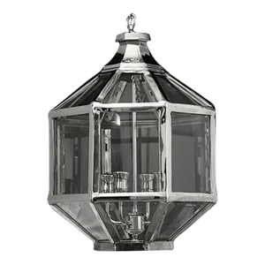Hampton Lantern in Silver Finish