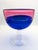 1980s Vintage Studio Glass Footed Bowl by Wilke Adolfsson, Sweden, 1986 For Sale - Image 5 of 5