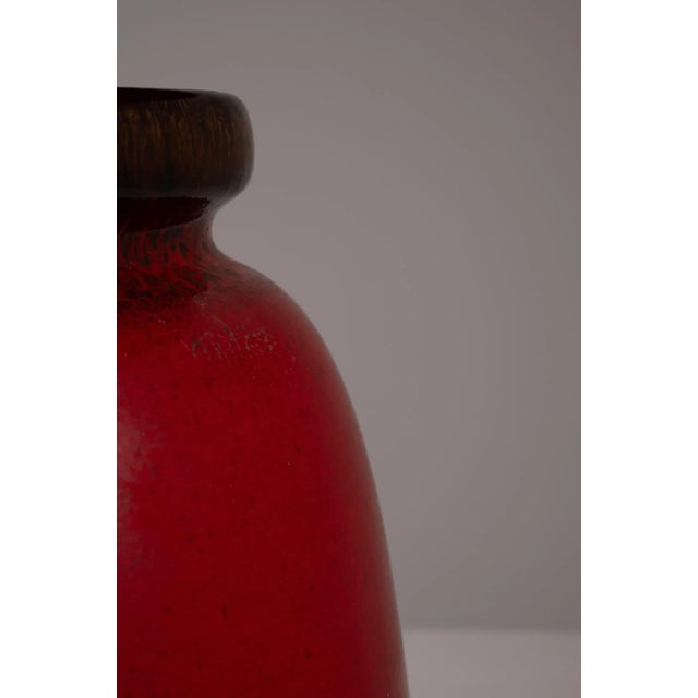 Mid-Century Modern 20th Century German Ceramic Table Lamp For Sale - Image 3 of 12