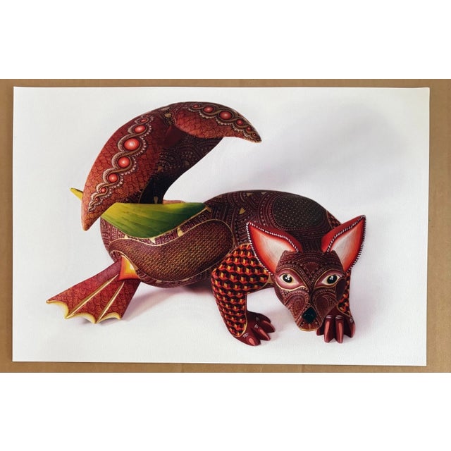 If you can't afford a masterwork of Oaxacan wood carving, you can still enjoy one, with this limited edition print of one...