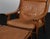 Set of Vintage Model GE530 Lounge Chair with Ottoman in Smoked Oak and Leather by Hans J. Wegner for Getama, 1970s For Sale - Image 4 of 12