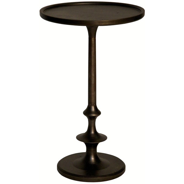 Contemporary Terni Side Table in Cast Iron For Sale - Image 3 of 3