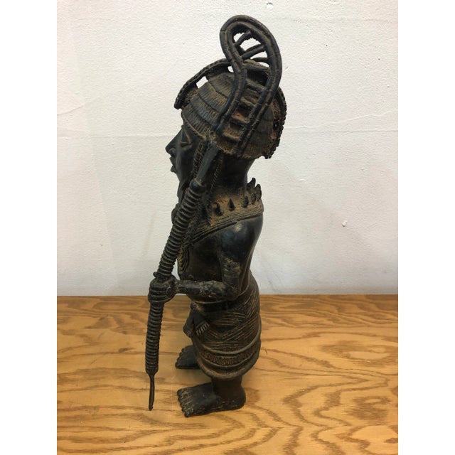 Late 18th Century Bronze Warrior Sculpture For Sale - Image 4 of 10