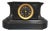 Napoleon III Black Marble Mantel Clock For Sale