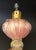 Pink Murano Glass and Gold Leaf Table Lamp, 1950s For Sale - Image 6 of 13