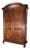 18th Century Italian Piedmontese Walnut Wardrobe For Sale