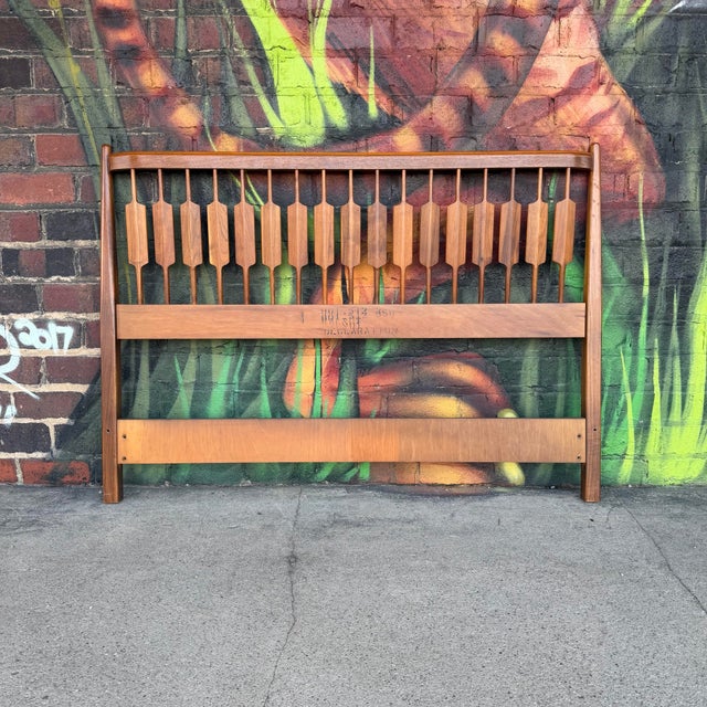 Mid-Century Modern Mid Century Modern Drexel Declaration Full Sized Head Board For Sale - Image 3 of 12