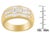 14K Yellow Gold 1ct. TDW Princess and Baguette-Cut Diamond Ring(H-I, SI1-SI2) For Sale - Image 4 of 4