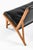 Wood Scandinavian JH-555 Sofa in Black Leather and Oak by Hans J. Wegner, 1949 For Sale - Image 7 of 10