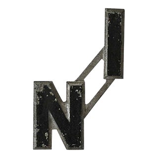 Vintage Metal Drive-In "In" Letters For Sale
