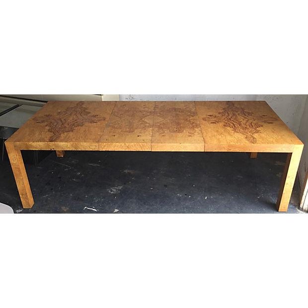 Lane Burl Wood Dining Table | Chairish
