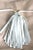 Valentino Late 20th Century Alberto Di Canio Italy Tasseled Soft Lambskin Luxury Leather Handbag For Sale - Image 4 of 8