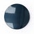 Contemporary cylindrical side table handcrafted in metal and finished with an elegant blue oven-cured lacquer. The body...
