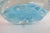 Aqua Joe St Clair Glass Ashtray Aqua Blue and Clear Bullicante Floral Art Bowl 4728b For Sale - Image 8 of 11