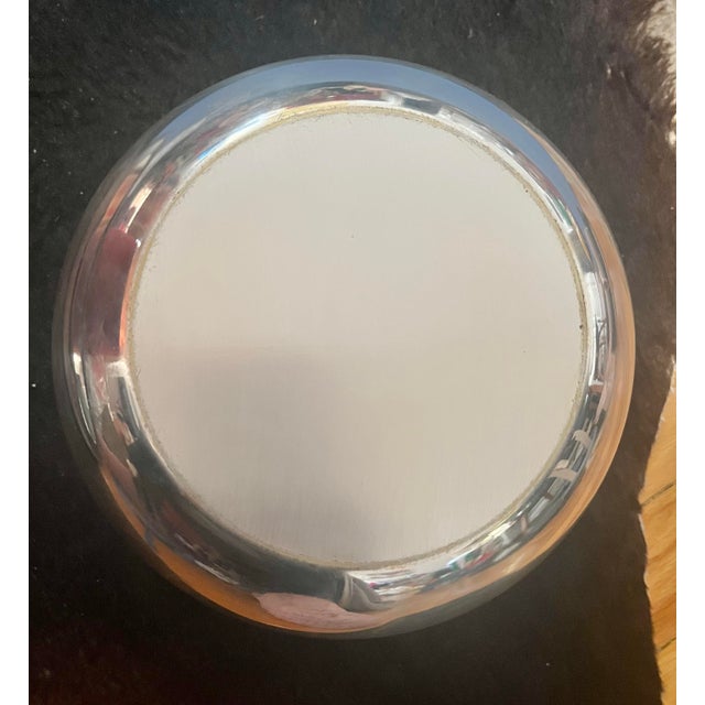 1980’s Large Teghini Italy Large Tomato Shaped Insulated Silverplated Ice Bucket For Sale In San Diego - Image 6 of 7