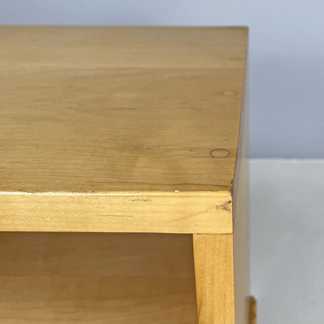 Brown American Postmodern Rectangular Wooden Coffee Table attributed to AQQ, 1990s For Sale - Image 8 of 17