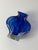 Blue Vase with Engraving by Ingrid Glas, 1960s For Sale - Image 5 of 11