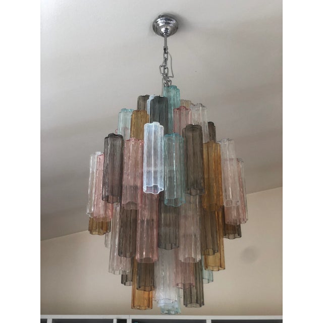 Glass Murano Glass Multicolor Sputnik Chandelier For Sale - Image 7 of 7