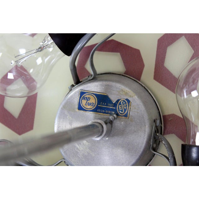 Large Vintage Czechoslovakian Opaline Glass Pendant Lights, 1970s, Set of 2 For Sale - Image 18 of 18