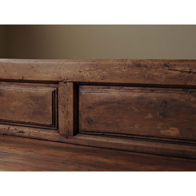Antique Spanish Mountain Bench in Wood, 1800s For Sale - Image 12 of 17