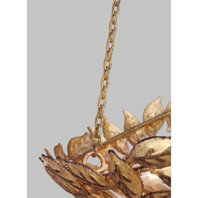 Alexa Hampton by Visual Comfort Studio Kelan Small Pendant, Antique Gild For Sale - Image 4 of 5
