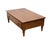 Wood Keller Furniture Solid Oak Country French 50" Double Sided Accent Coffee Table For Sale - Image 7 of 13