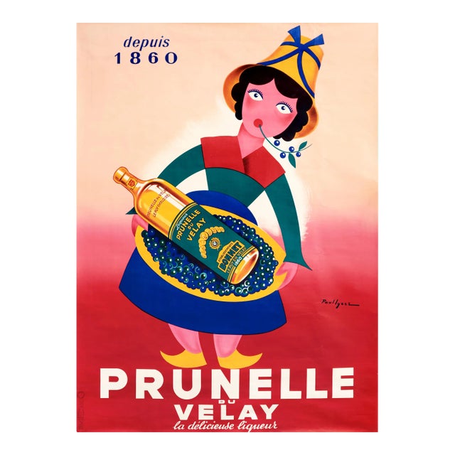 1950's Original French Poster, Prunelle Du Velay - Paul Igert For Sale