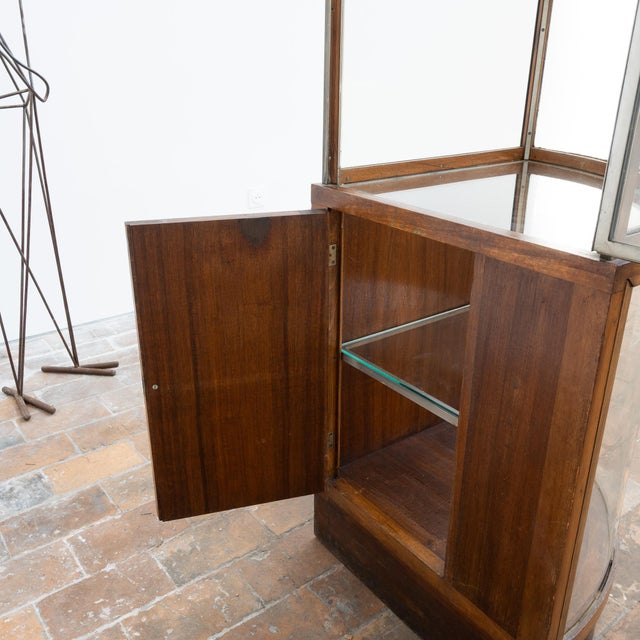Art Deco Corner Display Cabinet, 1930 For Sale - Image 6 of 12