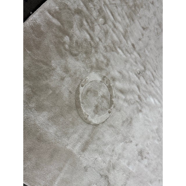 13ft 10in × 13ft 10in Rodolfo Dordoni for Minotti Dibbets Area Rug, Ecru For Sale - Image 10 of 12
