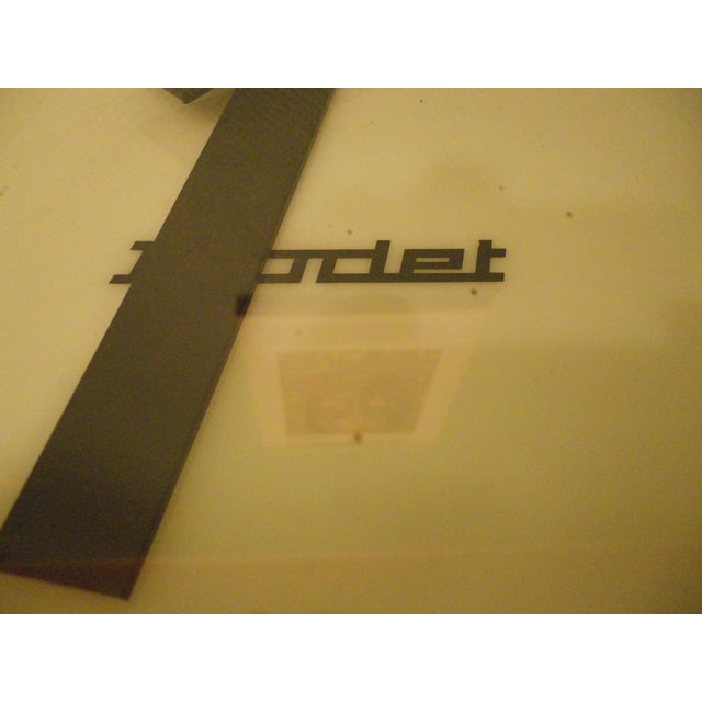 Large Model Bodet Station Clock in Steel Frame, 1970s For Sale - Image 11 of 13