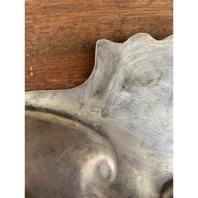 19th-Century English Regency Silver-Plate Clam Shell Serving Dish For Sale - Image 11 of 11