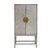 Modern Pasargad Home Oliver Bar Cabinet With Shelves, Drawer and Mirror For Sale - Image 3 of 13