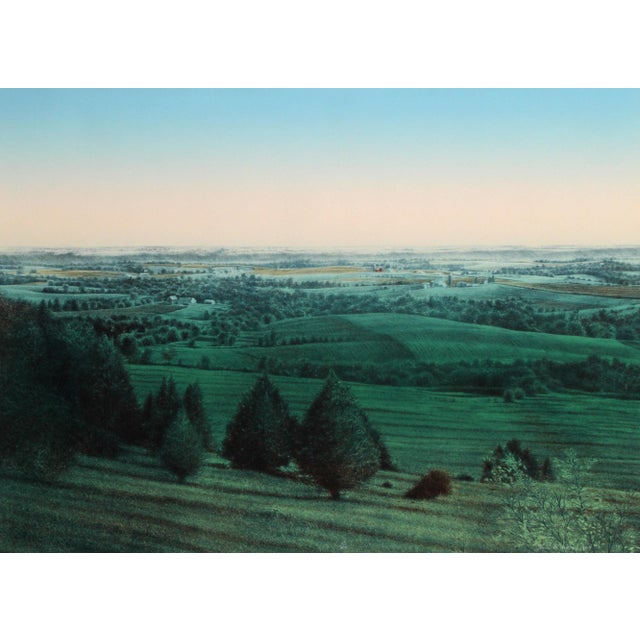 Midsummer Landscape, James Butler Lithograph, Signed and Numbered in Pencil For Sale