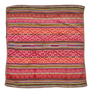 Vintage Andean Wool Manta Blanket