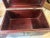Late 19th Chinese Century Red Leather Document Box For Sale - Image 4 of 12
