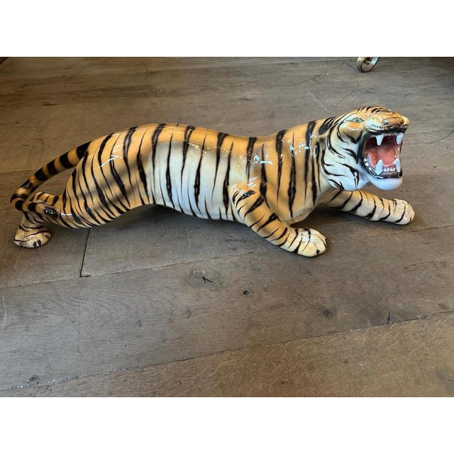 Italian Polychrome Tiger, 1970 For Sale - Image 9 of 11