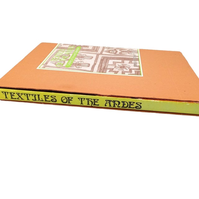 Textiles Of The Andes Catalog of Amano Collection Art Book Slip Case LARGE Collectible -Very large book...measures about...