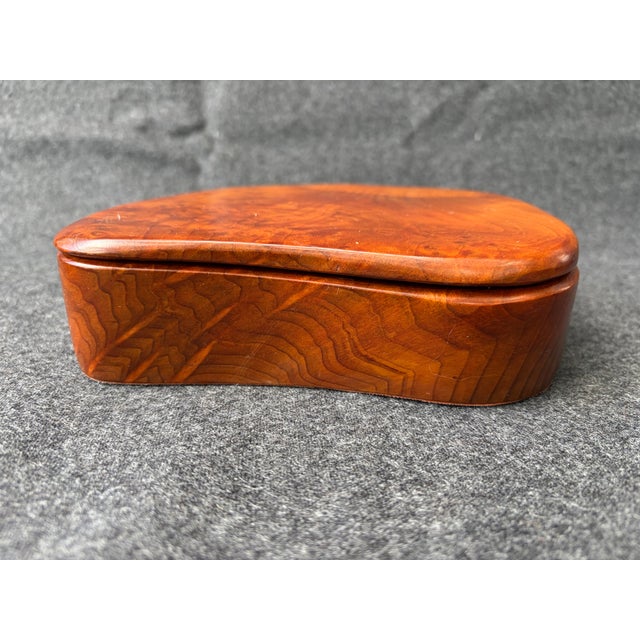 Vintage California Redwood Freeform Box For Sale In New York - Image 6 of 16