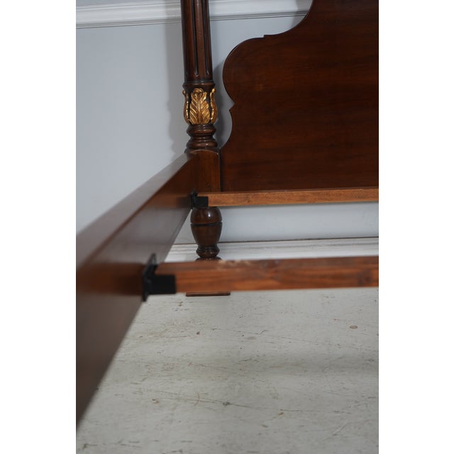 Francesco Molon Mahogany King Size Poster Bed For Sale - Image 12 of 17