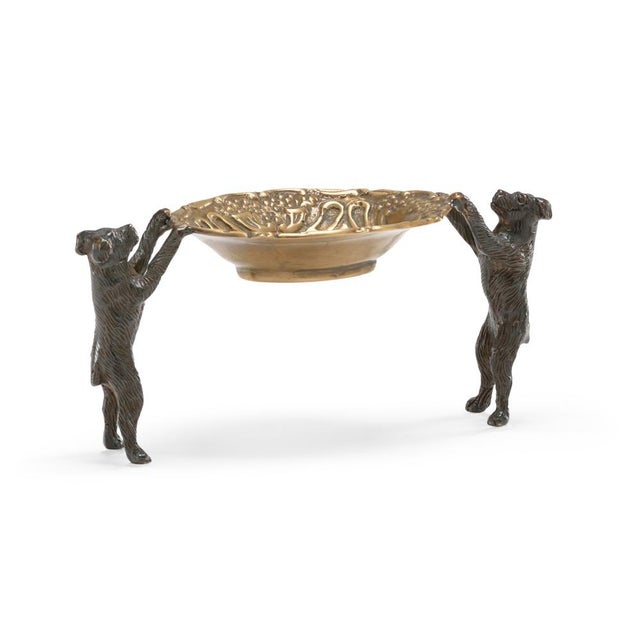 Wildwood Brass Dogs Bearing Dish For Sale In Raleigh - Image 6 of 6