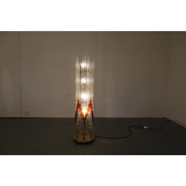 Italian Glass Floor Lamp from Poliarte, 1960s For Sale - Image 9 of 17