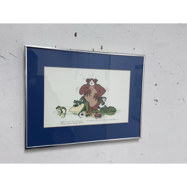 1980s Circa 1983 Robert Marble "Alligators" Offset Lithograph + Signed Edition 631 of 750 For Sale - Image 5 of 12