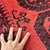 Tribal Vintage Red Afghan Bokhara Tribal Hand-Knotted Wool Rug - 4' X 6'5" For Sale - Image 3 of 9
