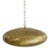 Mid-Century Modern Style Oval Spaceship Brass Pendant or Lantern For Sale