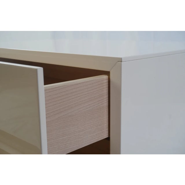 Mid-Century Modern Pair Of Poliform Dream Bedside Tables Cddr2 by Emmanuel Gallina, Attributed For Sale - Image 3 of 6