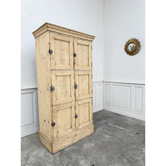 Changing Room with Six Wooden Lockers, 1900 For Sale - Image 11 of 11