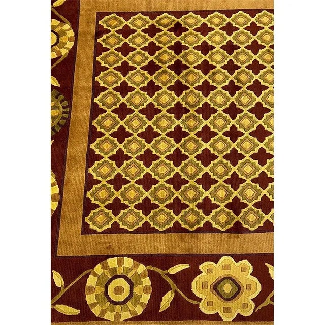 2010s Handwoven Gabbeh Area Rug 6'7"×10'1" For Sale - Image 5 of 11