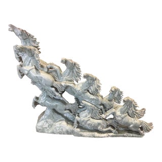 Jade Green Ascending Horses Stampede For Sale