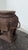 Wood Large Vintage Bohemian Wicker Elephant Plant Stand For Sale - Image 7 of 8